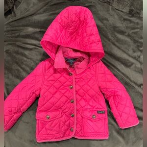 Polo by Ralph Lauren Kids Fuchsia Quilted Puffer Jacket